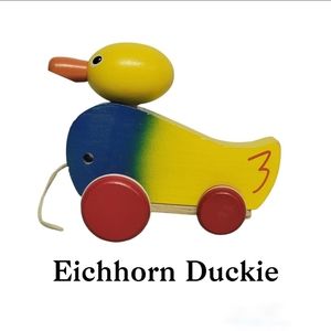 Eichhorn Wooden Pull Duck Toy